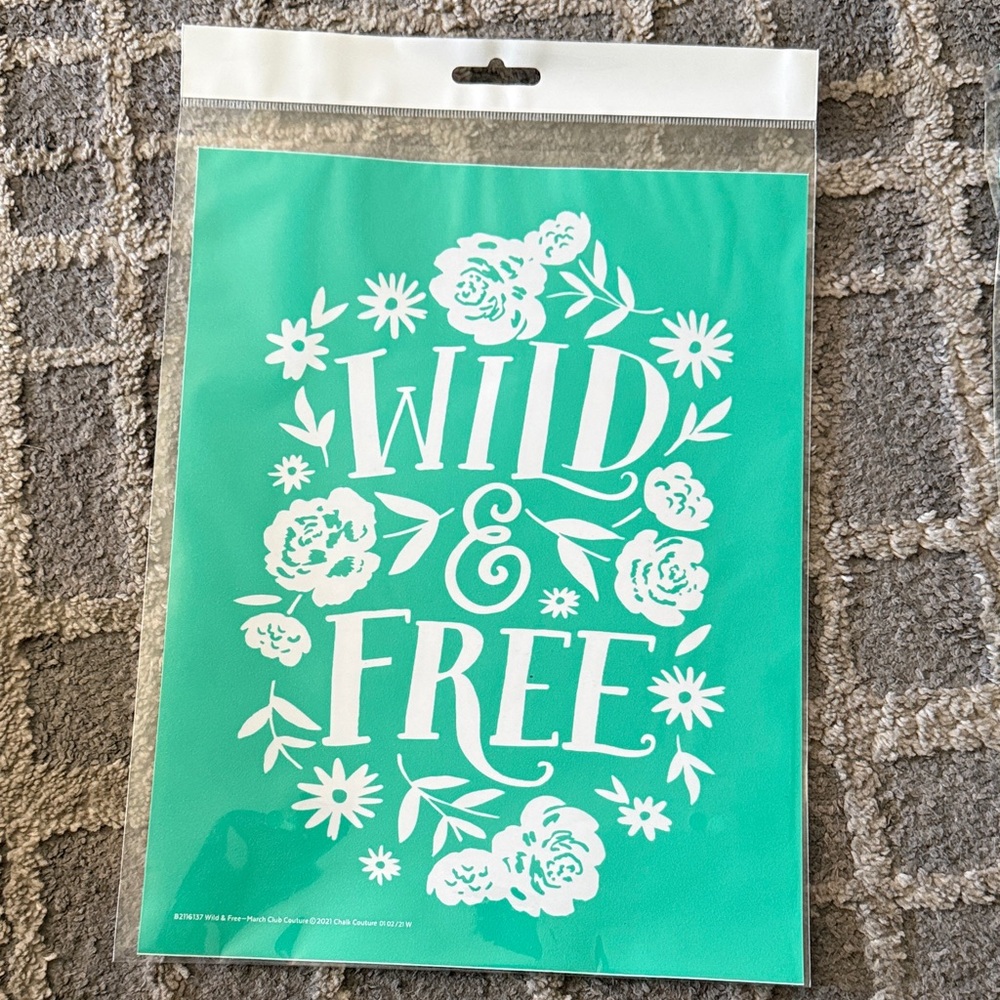 Chalk Couture Wild & Free March Club Couture